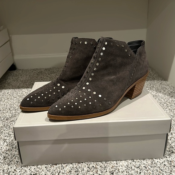 1. State Grey studded booties - Picture 1 of 4